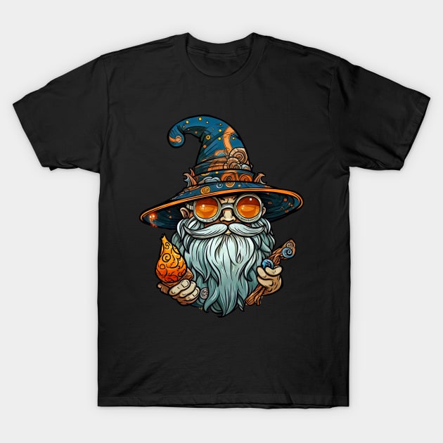 Cool Wizard T-Shirt by ZombieTeesEtc